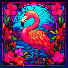 Load image into Gallery viewer, Stained Glass Animal-Full Round Diamond Painting-30x30cm