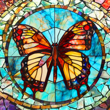 Load image into Gallery viewer, Stained Glass Animal-Full Round Diamond Painting-30x30cm