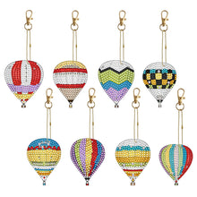 Load image into Gallery viewer, 5/6pcs/sets-Cartoon-Double Side Drill-Diamond Keychain