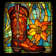 Load image into Gallery viewer, Stained Glass Chelsea-Full Round Diamond Painting-30x30cm