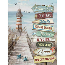 Load image into Gallery viewer, Beach Sign-Full Round Diamond Painting-30x40cm