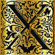 Load image into Gallery viewer, 24 Alphabet-Diamond Sticker