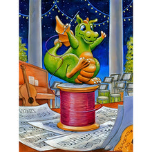 Load image into Gallery viewer, Dragon-Full Round Diamond Painting-30x40cm