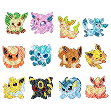 Load image into Gallery viewer, 2pcs Pokémon - 5d diy craft stickers