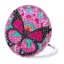 Load image into Gallery viewer, Butterfly-Diamond Makeup Mirror