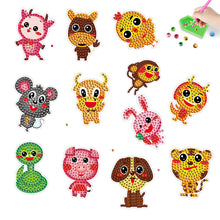 Load image into Gallery viewer, 2pcs/set-Animal-Diamond Sticker