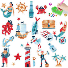 Load image into Gallery viewer, 2pcs/set-Pirate Ship-Diamond Sticker