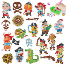 Load image into Gallery viewer, 2pcs/set-Pirate Ship-Diamond Sticker