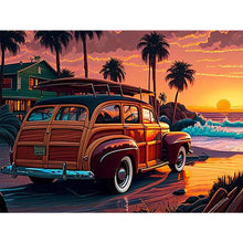 Load image into Gallery viewer, Car-Full Round Diamond Painting-40x30cm