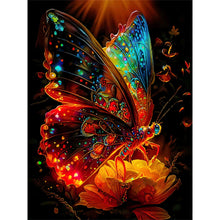 Load image into Gallery viewer, Butterfly-Full Round Diamond Painting-30x40cm