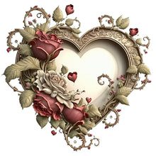 Load image into Gallery viewer, Love Rose-Full Round Diamond Painting-30x30cm