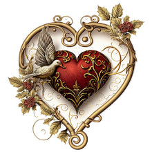 Load image into Gallery viewer, Love Rose-Full Round Diamond Painting-30x30cm