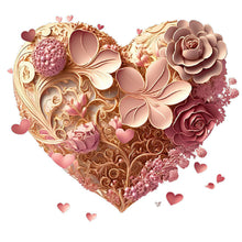 Load image into Gallery viewer, Love Rose-Full Round Diamond Painting-30x30cm