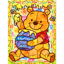 Load image into Gallery viewer, Stained Glass Cartoon-Full Round Diamond Painting-30x40cm