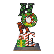 Load image into Gallery viewer, Christmas-Single Side Drill-Wooden Diamond Desktop Ornament