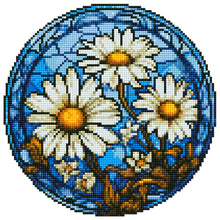 Load image into Gallery viewer, Stained Glass Flower-Diamond Sticker