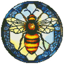 Load image into Gallery viewer, Stained Glass Flower-Diamond Sticker