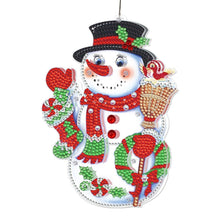 Load image into Gallery viewer, 5D Christmas Diamond Painting Hanging Light Festive Rhinestone Lamp Pendant Kits