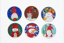 Load image into Gallery viewer, Mandala/Halloween/Butterflies - Round Wooden Coaster Mug