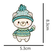 Load image into Gallery viewer, 5pcs/set Double Sided Christmas DIY Diamond Painting Hanging Pendant Trees Decoration