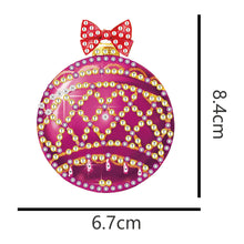 Load image into Gallery viewer, 5pcs/set Double Sided Christmas DIY Diamond Painting Hanging Pendant Trees Decoration