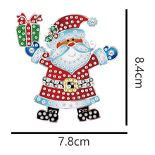 Load image into Gallery viewer, 5pcs/set Double Sided Christmas DIY Diamond Painting Hanging Pendant Trees Decoration