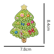 Load image into Gallery viewer, 5pcs/set Double Sided Christmas DIY Diamond Painting Hanging Pendant Trees Decoration