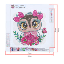 Load image into Gallery viewer, Owl-Special Shaped Crystal Diamond Painting-30*30cm