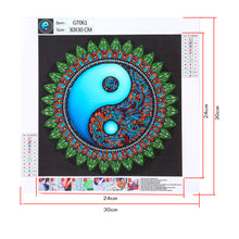 Load image into Gallery viewer, Mandala-Special Shaped Crystal Diamond Painting-30*30cm