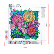 Load image into Gallery viewer, Flower-Special Shaped Crystal Diamond Painting-30*30cm