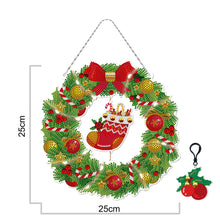 Load image into Gallery viewer, Wreath and Keyring Pendant