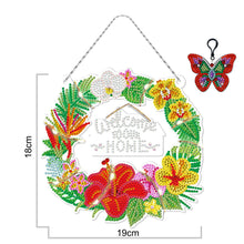 Load image into Gallery viewer, Wreath and Keyring Pendant