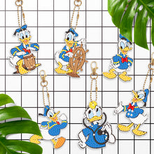 Load image into Gallery viewer, 6pcs Donald Duck Double Sided Keychain