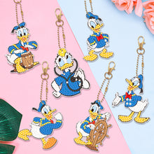 Load image into Gallery viewer, 6pcs Donald Duck Double Sided Keychain