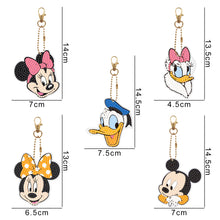 Load image into Gallery viewer, 5pcs Mickey Mouse Double Sided Keychain