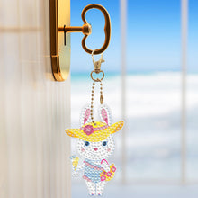 Load image into Gallery viewer, 5pcs Rabbit Double Sided Keychain