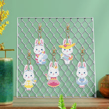Load image into Gallery viewer, 5pcs Rabbit Double Sided Keychain
