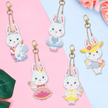Load image into Gallery viewer, 5pcs Rabbit Double Sided Keychain