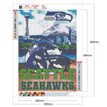 Load image into Gallery viewer, Seattle Seahawks/NFL-Full Drill Diamond Painting