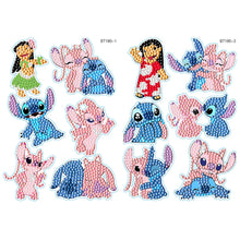 Load image into Gallery viewer, 2pcs DIY Diamond Painting Cartoon Stickers