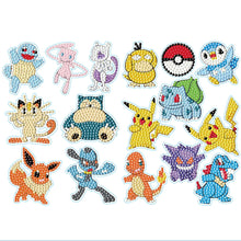 Load image into Gallery viewer, 2pcs Pokémon - 5d diy craft stickers