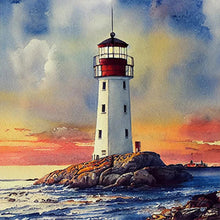 Load image into Gallery viewer, Lighthouse-Full Drill Diamond Painting