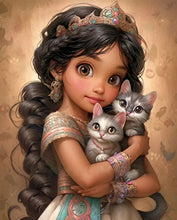 Load image into Gallery viewer, Sweet Girl-Full Round Diamond Painting-30x40cm