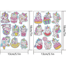 Load image into Gallery viewer, 2pcs DIY Diamond Painting Cartoon Stickers