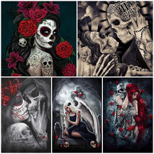 Load image into Gallery viewer, Dpforever diamond painting -skull