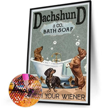Load image into Gallery viewer, Dog-Full Round Diamond Painting-30x45cm
