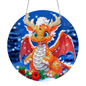 Animal-Double Sided Drill-Diamond Pendant
