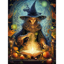 Load image into Gallery viewer, Witch-Full Round Diamond Painting-30x40cm
