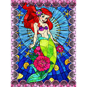 Princess-Full Round Diamond Painting-30x40cm