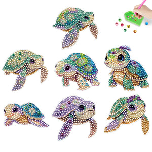 5/6/7Pcs/Set-Animal-Diamond Painting Magnet Refrigerator